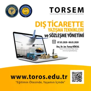 Dış Ticarette Yazışma Teknikleri ve Sözleşme Yönetimi Eğitimi Başvuruları Başladı....