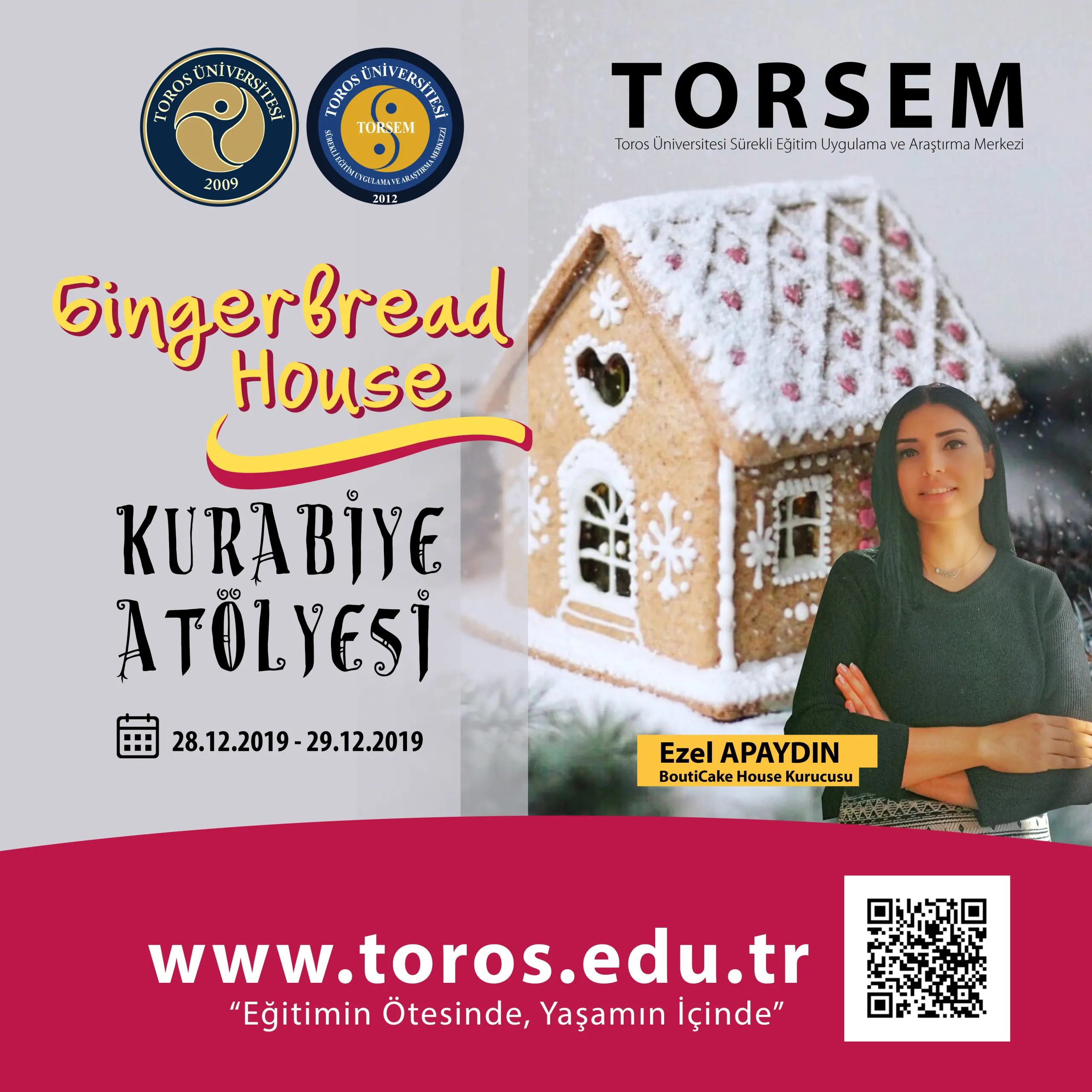 Yılbaşına Özel Gıngerbread House Kurabiye Atölyesi Yılbaşına Özel Gıngerbread House Kurabiye Atölyesi