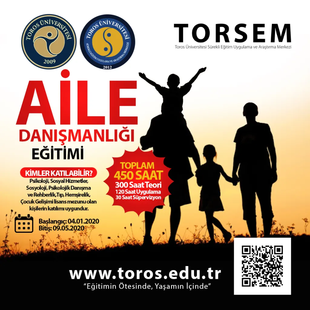 Aile Danışmanlığı Sertifika Programı Başvuruları Başladı...