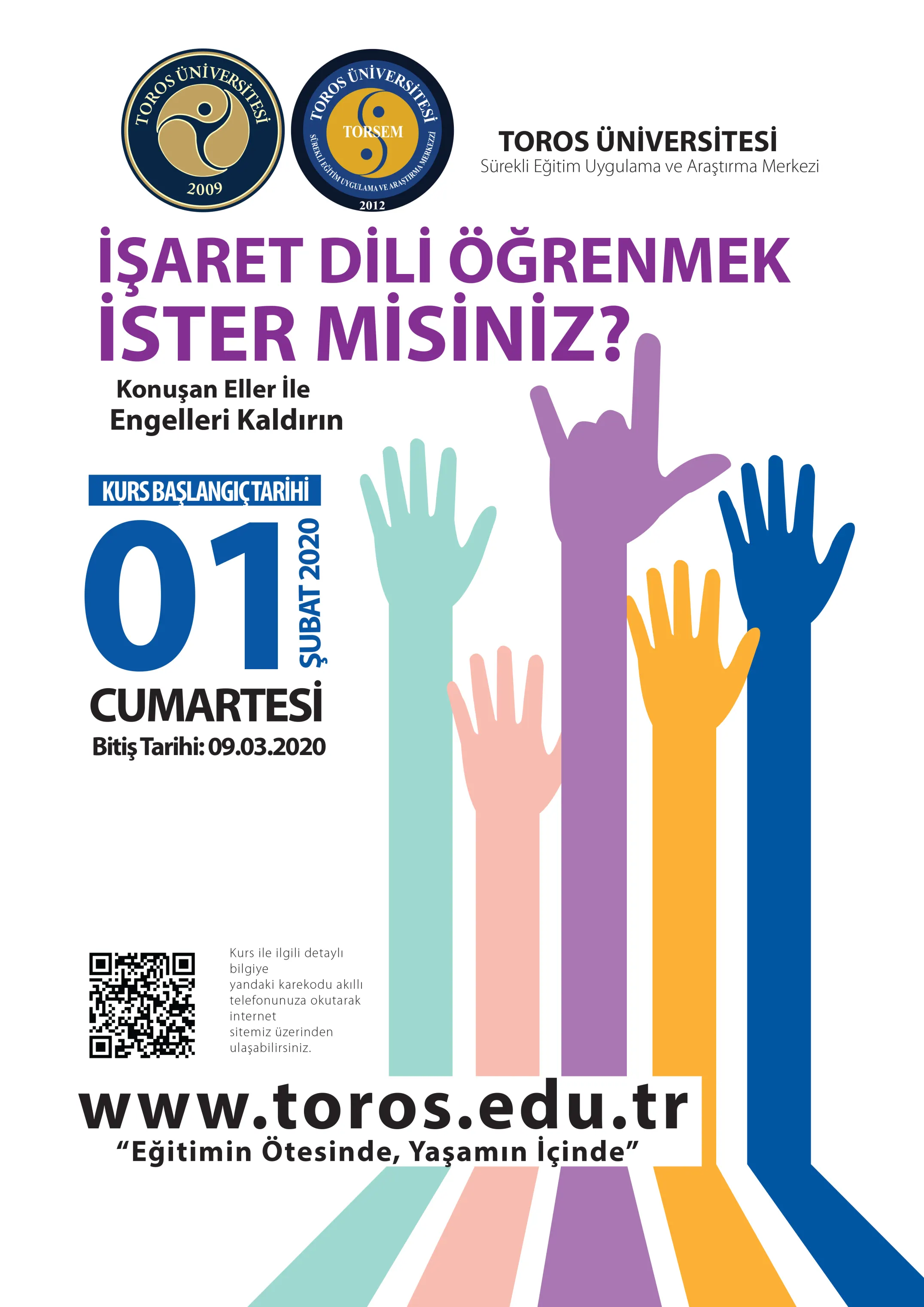 TORSEM İşaret Dili Eğitimi Başvuruları Başladı... TORSEM İşaret Dili Eğitimi Başvuruları Başladı...