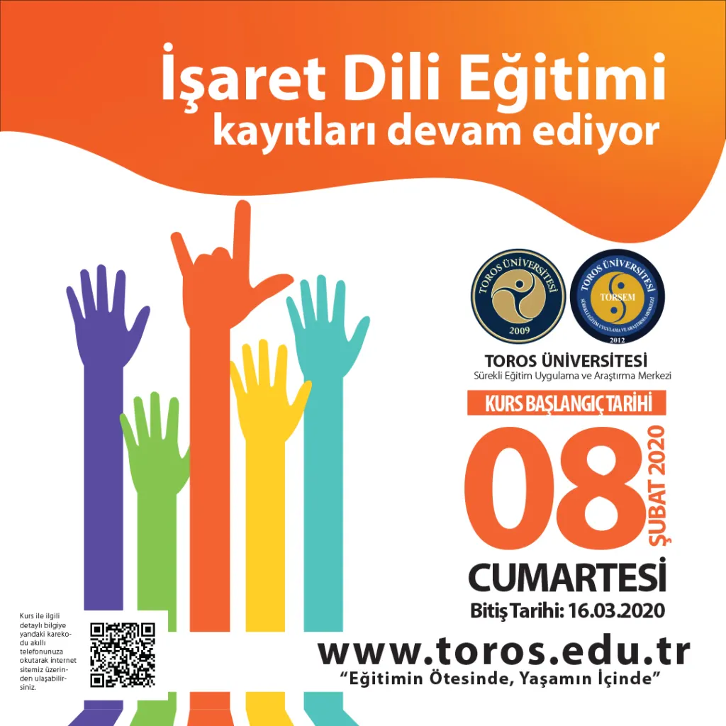 İşaret Dili Eğitimi Kayıtları Devam Ediyor