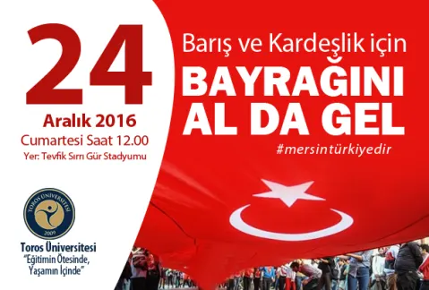 Mersin Barış İçin Kardeşlik İçin Yürüyecek