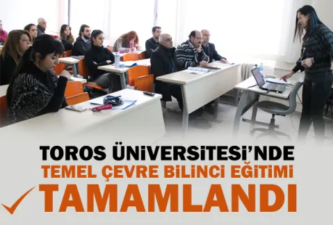 Temel Çevre Bilinci Eğitimi  Tamamlandı