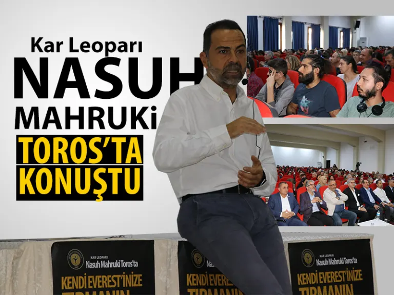 Nasuh Mahruki Toros  Üniversitesi’nde Konuştu