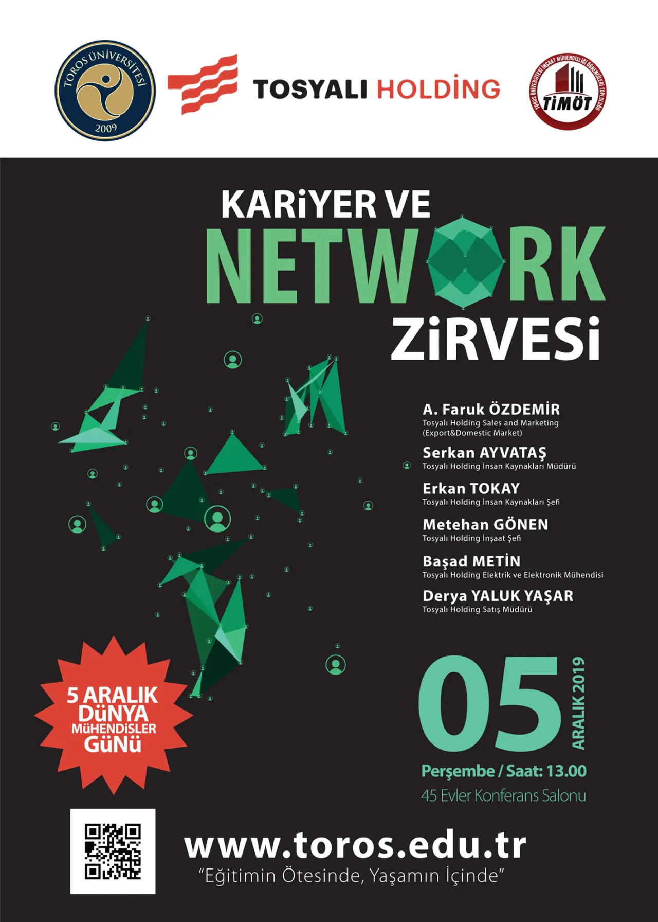 Toros Üniversitesi’nde  Kariyer ve Network Zirvesi