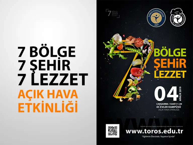 7 Bölge, 7 Şehir, 7 Lezzet Açık Hava Etkinliği