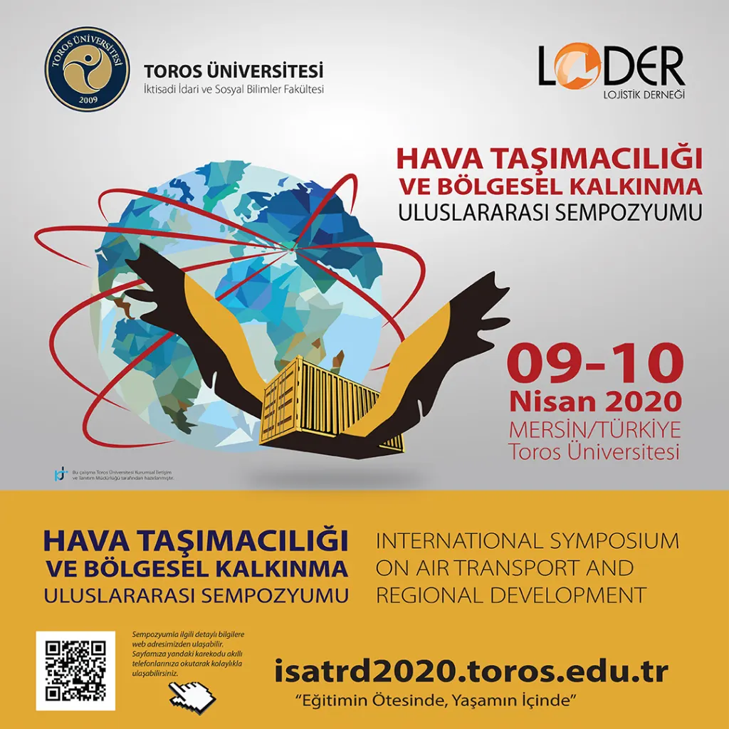 Toros Üniversitesi Hava Taşımacılığı Sempozyumu'na Ev Sahipliği Yapacak