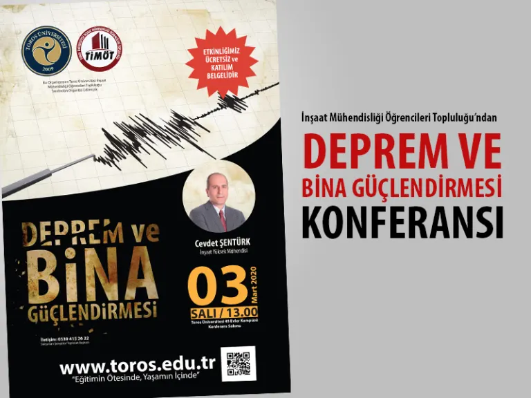 Deprem ve Bina Güçlendirmesi Konferansı