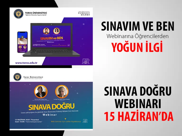 Üniversite Sınavı ile İlgili Webınara Öğrencilerden  Yoğun İlgi