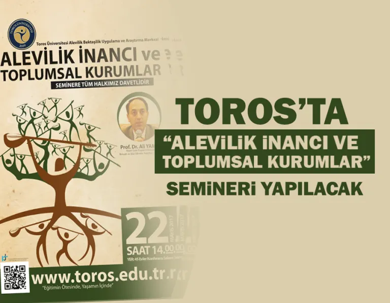 Toros’ta “alevilik İnancı ve Toplumsal Kurumlar” Semineri Yapılacak