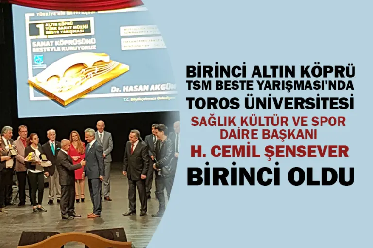 Birinci Altın Köprü Tsm Beste Yarışması'nda Birinci H. Cemil Şensever Oldu