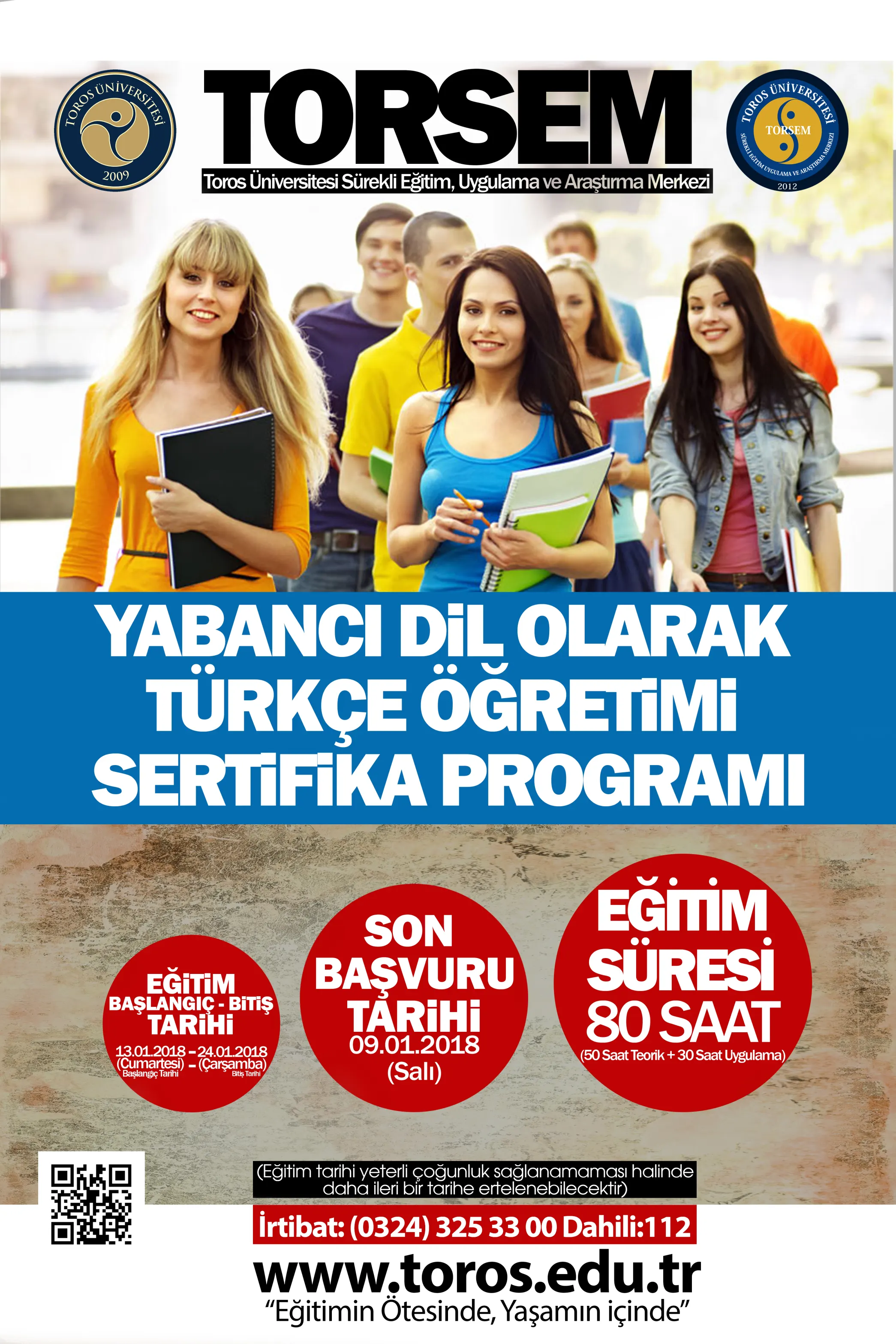 Yabancı Dil Olarak Türkçe Öğretimi Sertifika Programı