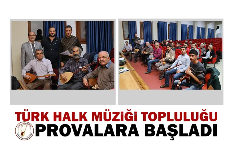 Toros’ta Türk Halk Müziği Topluluğu Provalara Başladı
