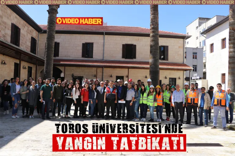 Toros Üniversitesi’nde Yangın Tatbikatı