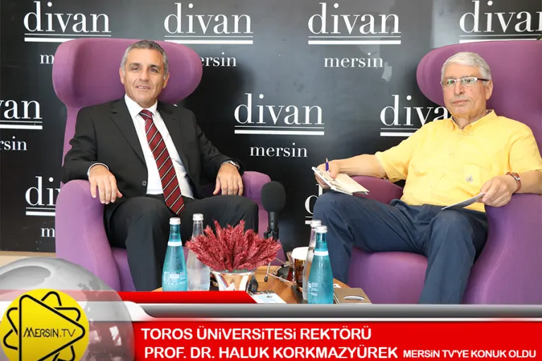 Toros Üniversitesi Rektörü Prof. Dr. Haluk Korkmazyürek Mersin Tv'ye Konuk Oldu