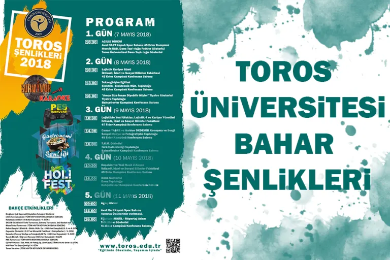 Toros Üniversitesi Bahar Şenlikleri