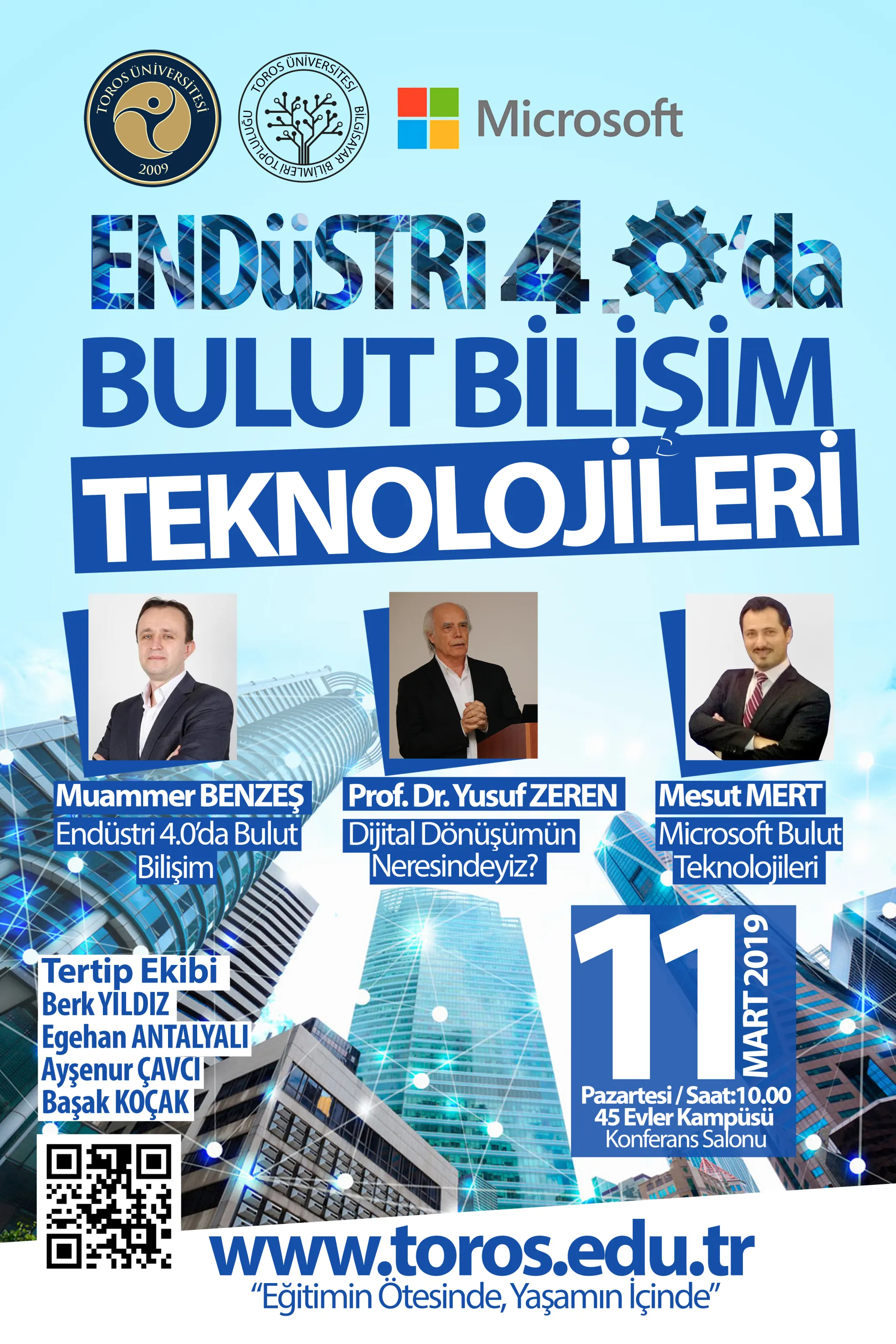 Bilgisayar Bilimleri Topluluğu Endüstri 4.0’da Bulut Bilişim Teknolojileri Konferansı