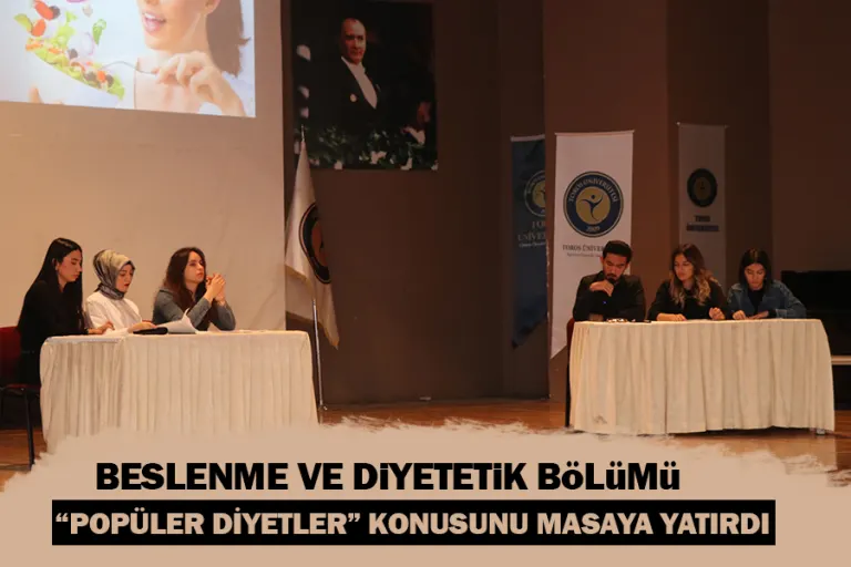 Beslenme ve Diyetetik Bölümü “popüler Diyetler” Konusunu Masaya Yatırdı
