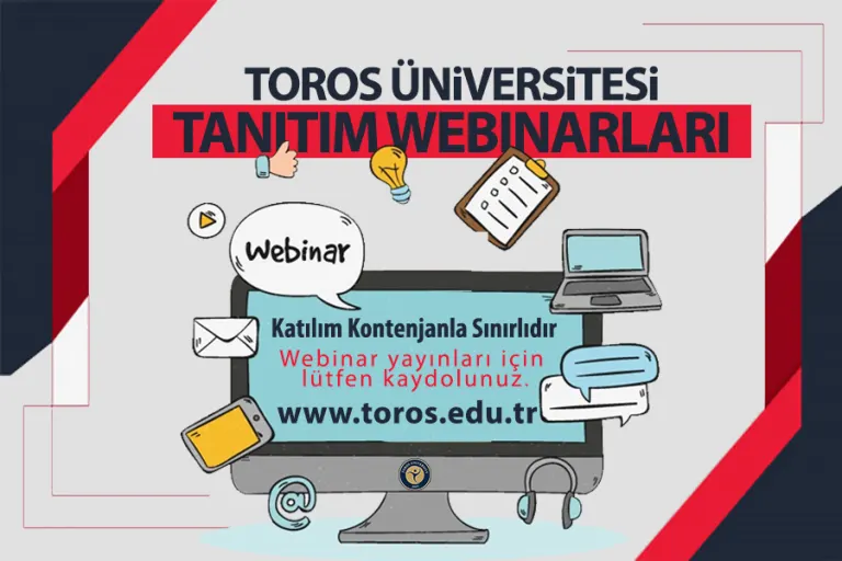 Toros Üniversitesi’nden Webinar Tanıtımları