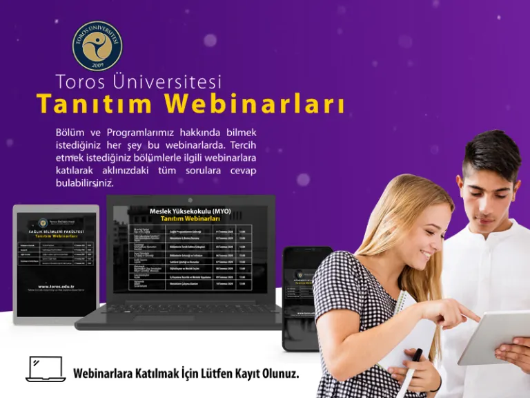 Toros Üniversitesi Tanıtım Webınarları