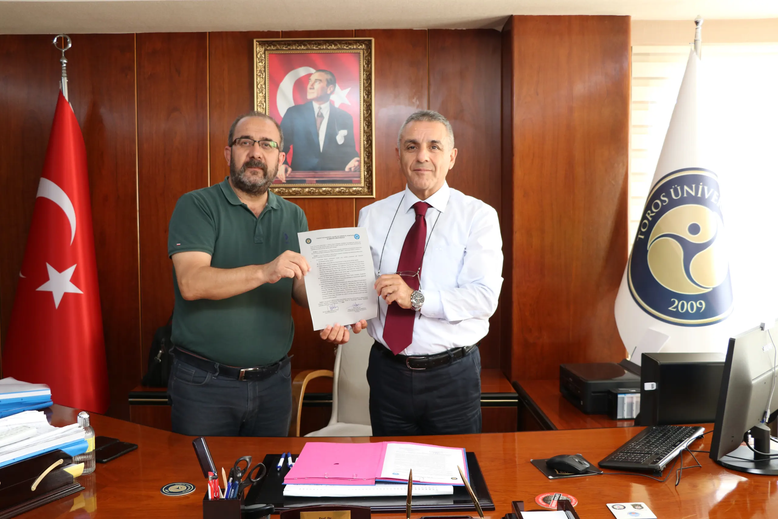 Toros Üniversitesi ile Kamu-Sen Mersin İl Temsilciliği Arasında İşbirliği Protokolü