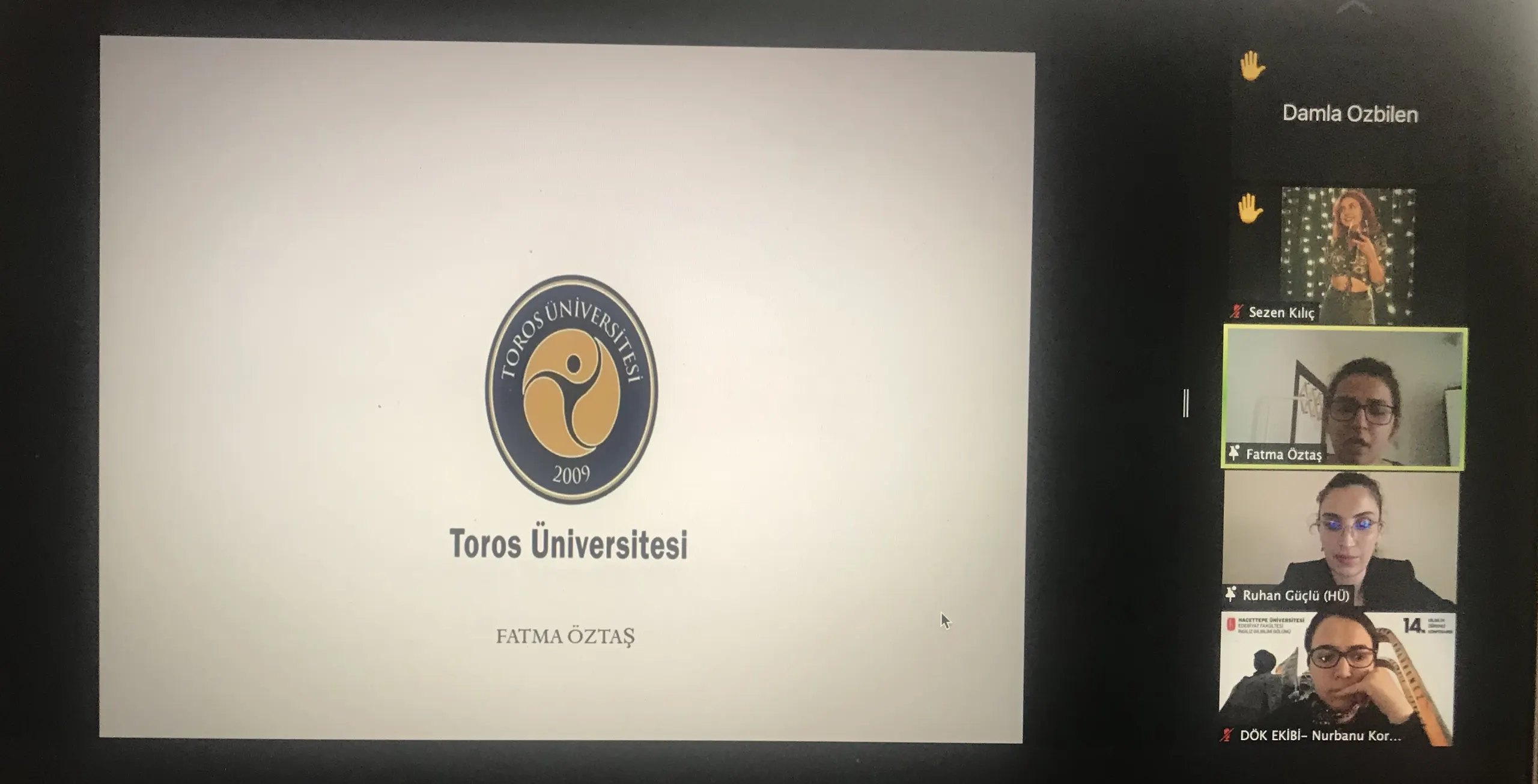 Mütercim ve  Tercümanlık Bölümü Öğrencileri Toros Üniversitesini Ulusal konferansta temsil  etti