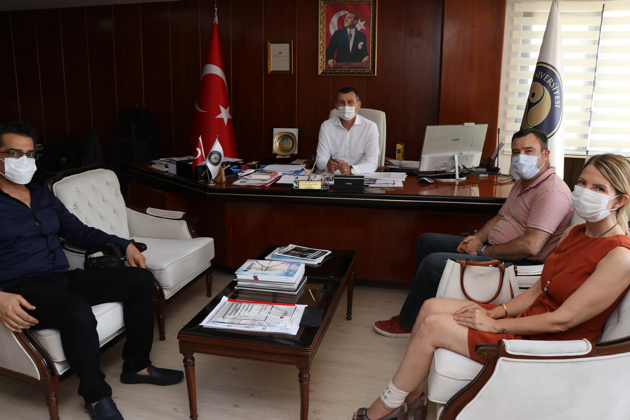 Çugider’den Rektör Arıöz’e Nezaket Ziyareti