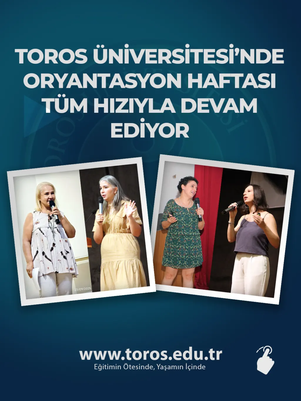 Toros Üniversitesi’nde Oryantasyon Haftası Tüm Hızıyla Devam Ediyor
