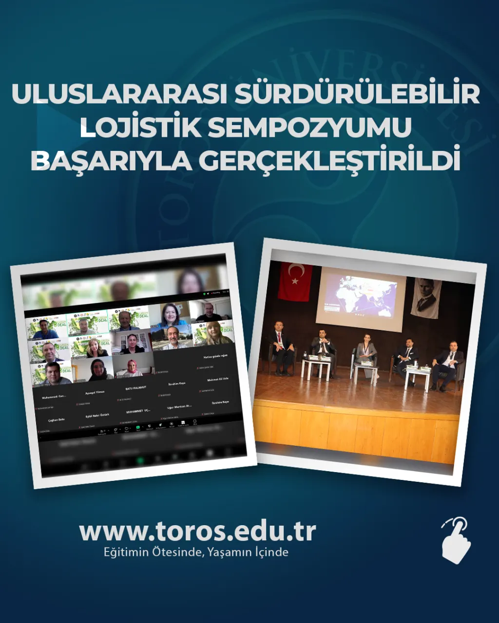 International Symposium On Sustainable Logistics Successfully Held At Toros University