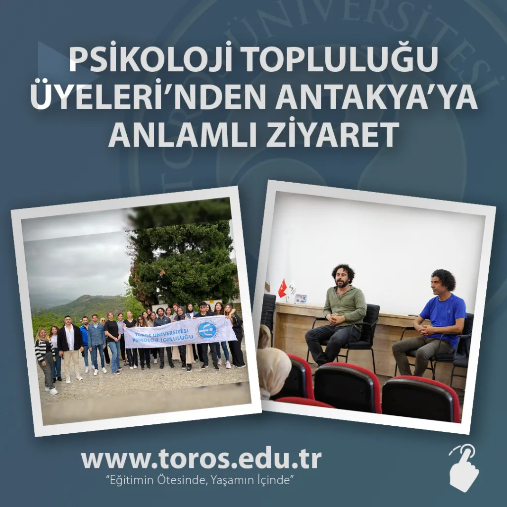 Psikoloji Topluluğu Üyeleri’nden Antakya’ya Anlamlı Ziyaret