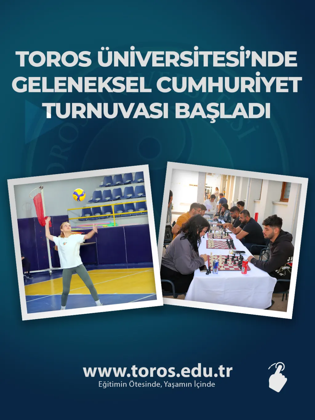 Toros Üniversitesi’nde Geleneksel Cumhuriyet Turnuvası Başladı