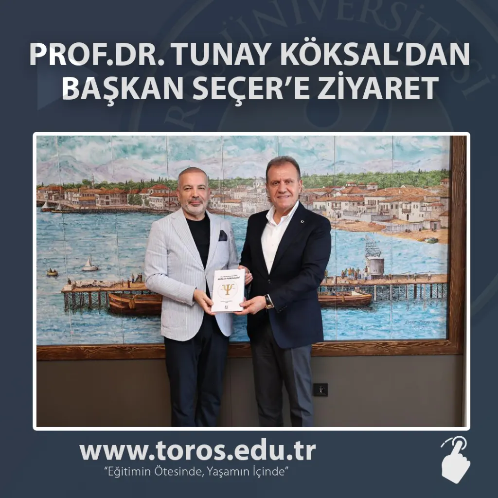 Prof.dr. Tunay Köksal’dan Başkan Seçer’e Ziyaret