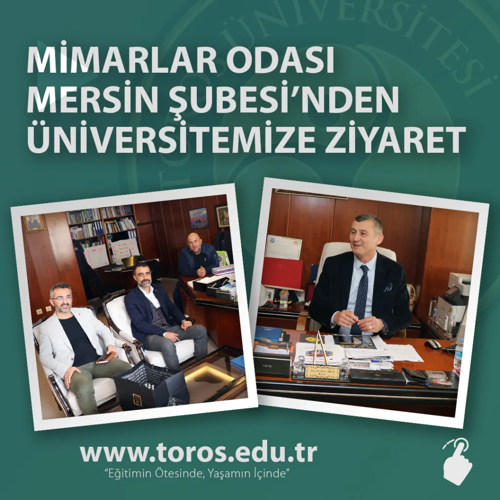 Visit To Our University From The Chamber Of Architects Mersin Branch