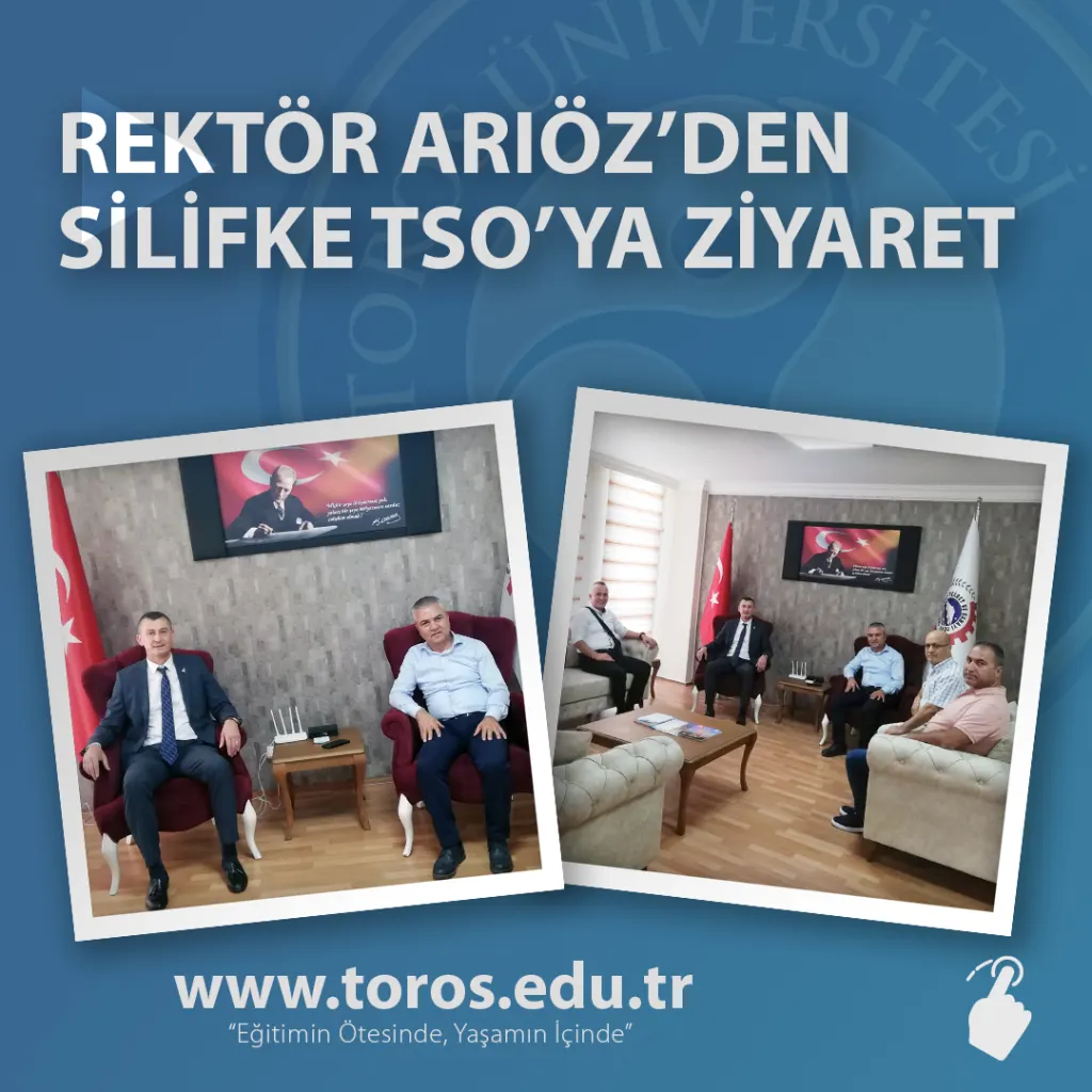 Visit From Rector Ariöz To Si̇lifke Tso