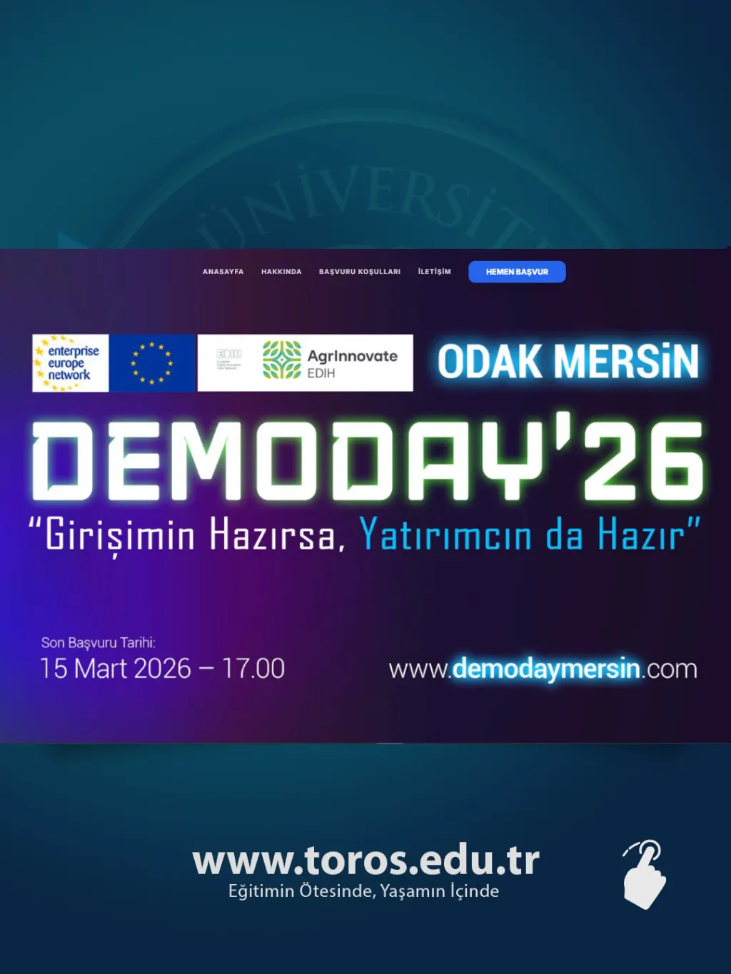 Mersin Ticaret ve Sanayi Odası Odak Demoday'26 Tanıtım Etkinliği