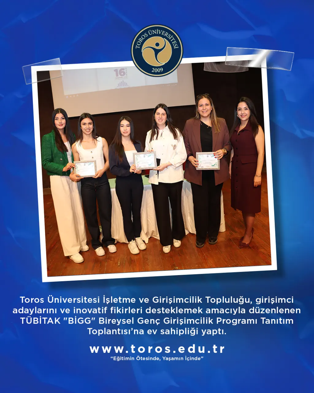 A Great Opportunity for Young Entrepreneurs: The TÜBİTAK BİGG Initiative Takes Hold at Toros University