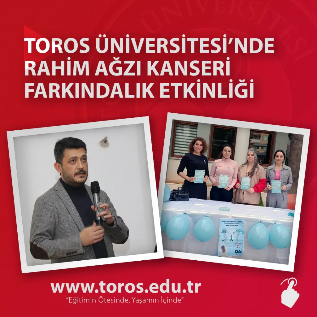 Toros Üniversitesi’nde Rahim Ağzı Kanseri Farkındalık Etkinliği