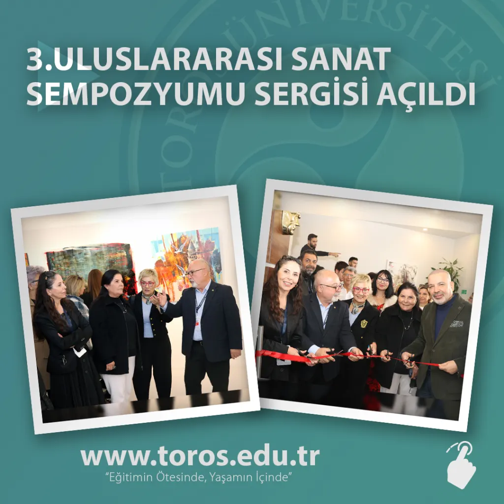 3.uluslararası Sanat Sempozyumu Sergisi Açıldı