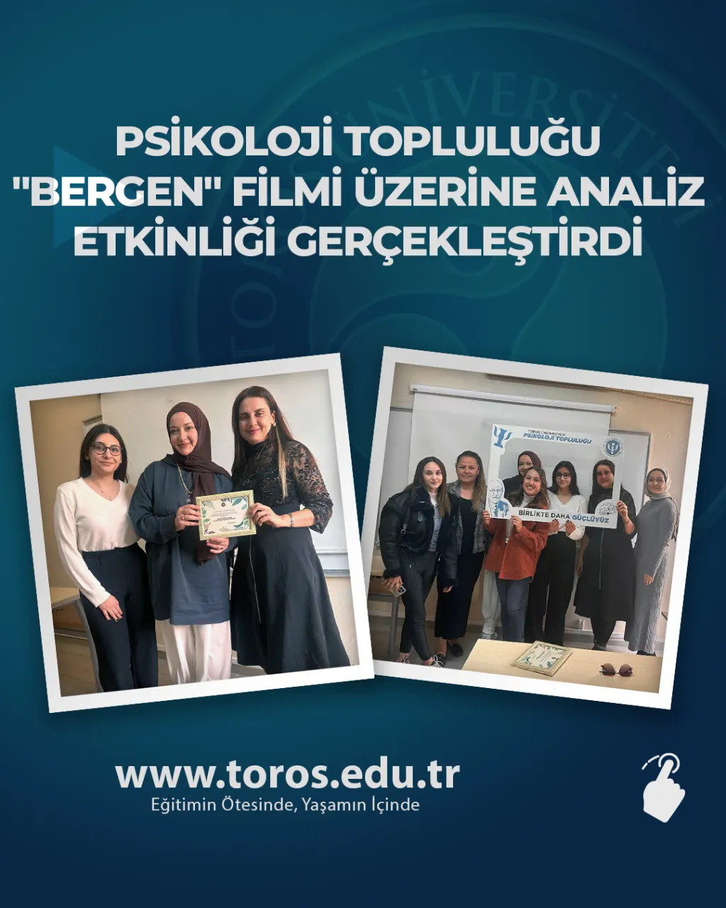Psychology Society Organized An Analysis Activity On The Movie “bergen”