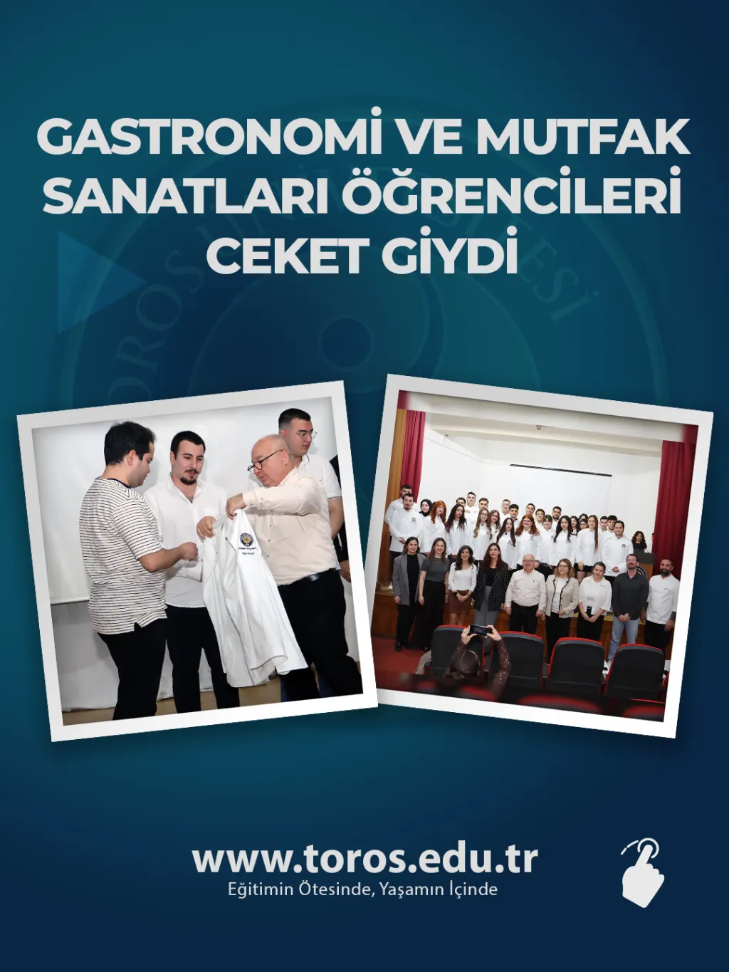 Culinary Arts And Gastronomy Students Receive Their Coats