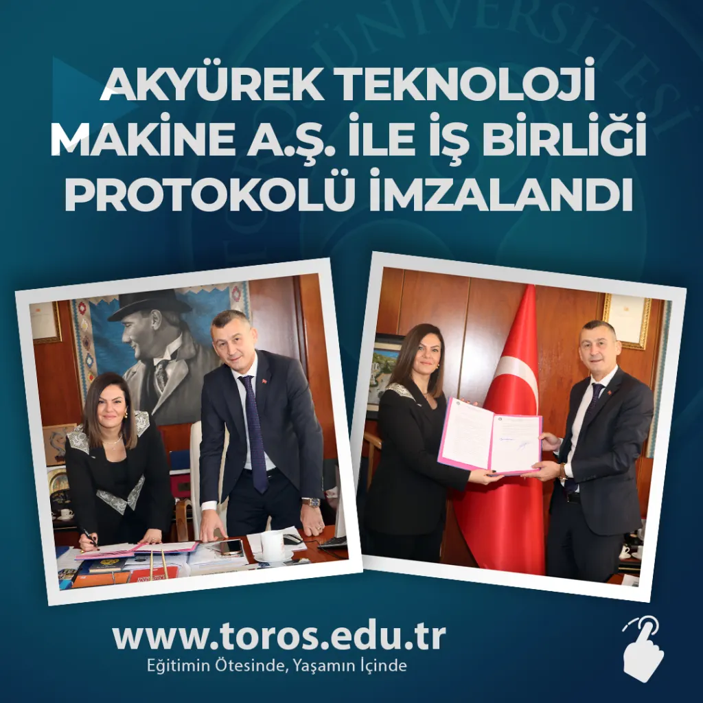 Cooperation Protocol Signed With Akyürek Technology Machinery Company