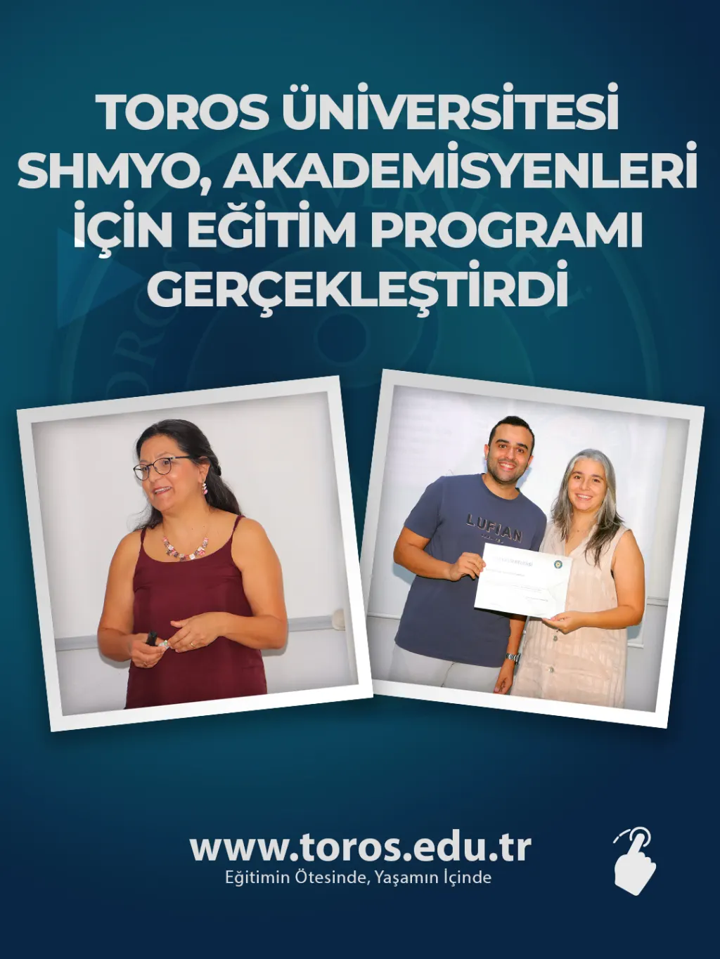 Toros Üniversitesi Shmyo, Akademisyenleri İçin Eğitim Programı Gerçekleştirdi
