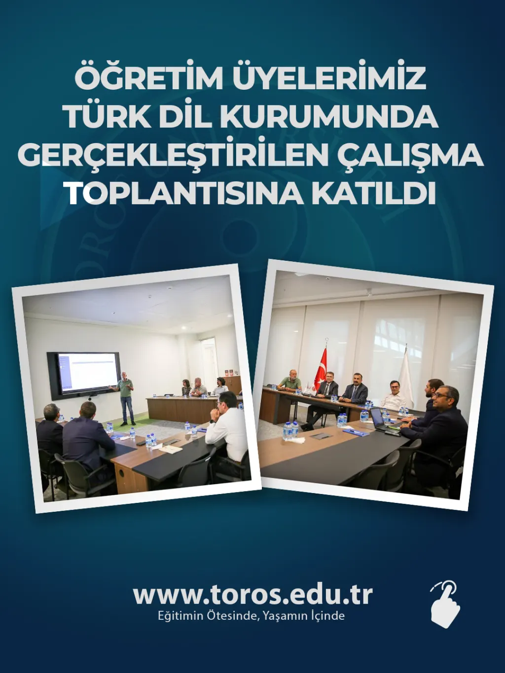 Öğretim Üyelerimiz Türk Dil Kurumunda Gerçekleştirilen Çalışma Toplantısına Katıldı