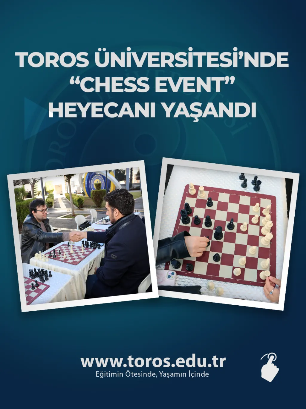 Toros Üniversitesi’nde Chess Event Heyecanı Yaşandı