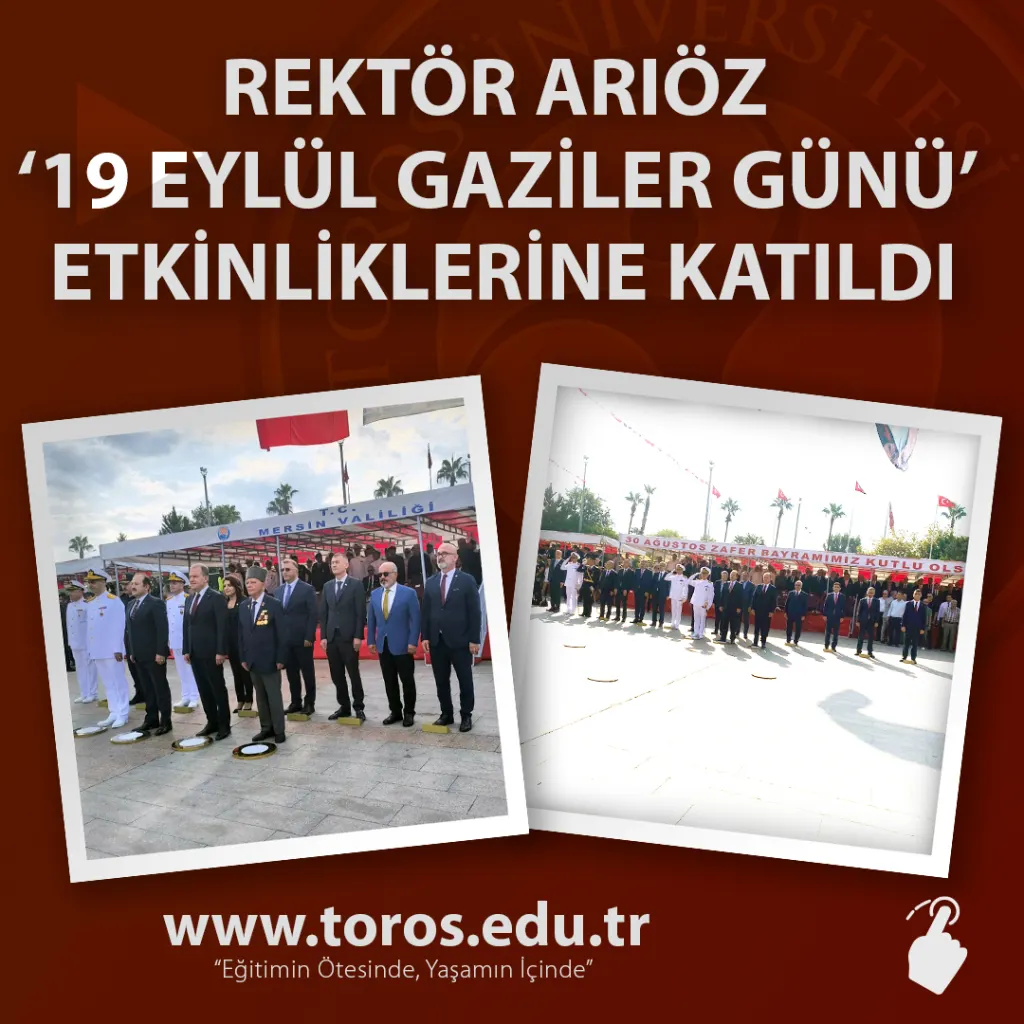 Rector Ariöz Participated In 'september 19 Veterans Day' Activities