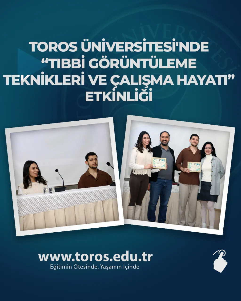 Toros Üniversitesi'nde “tıbbi Görüntüleme Teknikleri ve Çalışma Hayatı” Etkinliği