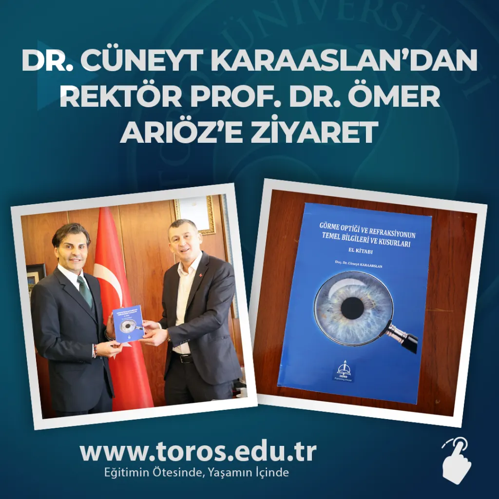 Visit From Cüneyt Karaaslan To Rector Prof. Dr. ömer Ariöz