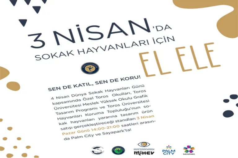 3 Nisan'da Sokak Hayvanları İçin El Ele