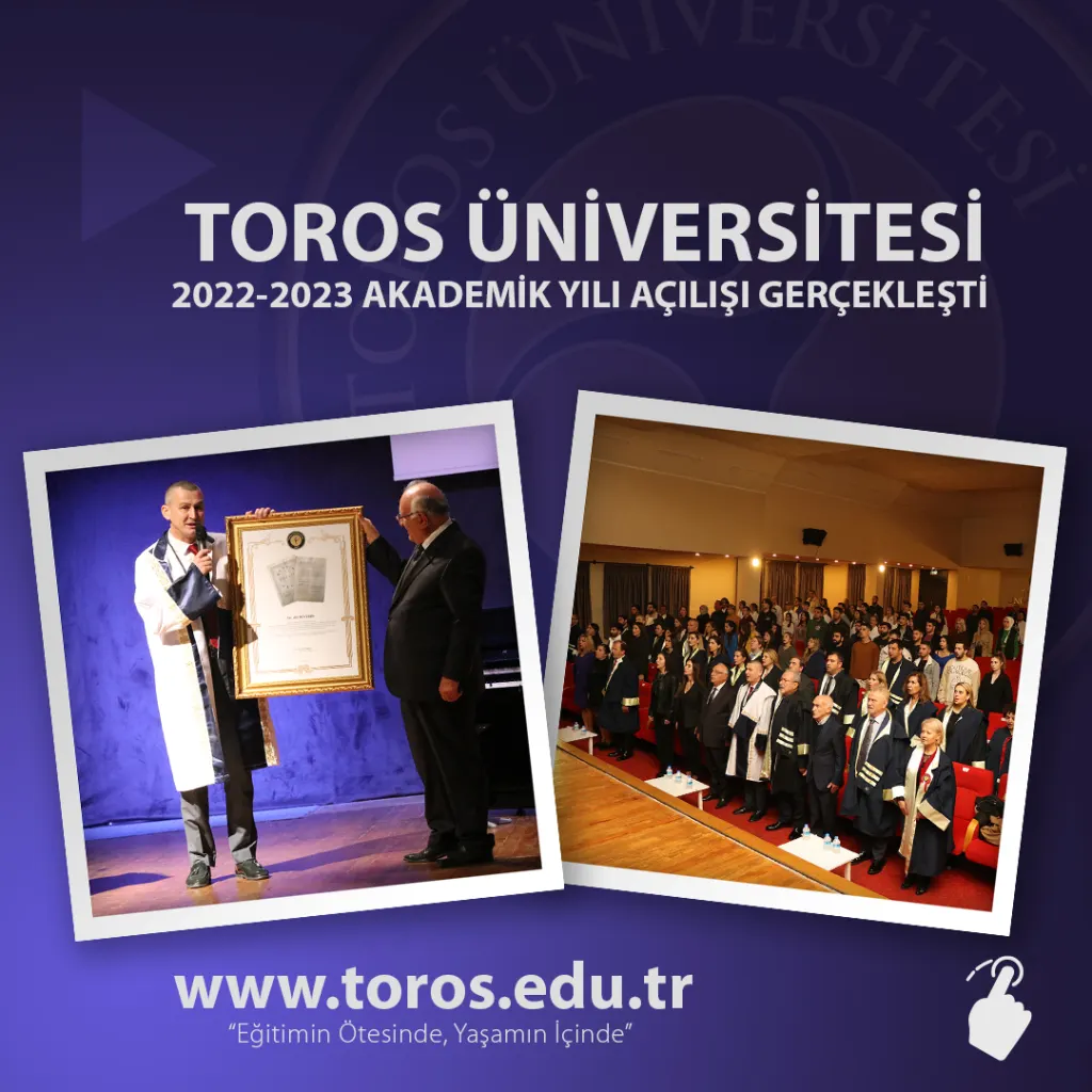 Toros Üniversitesi 2022-2023 Akademik Yılı Açılışı Gerçekleşti
