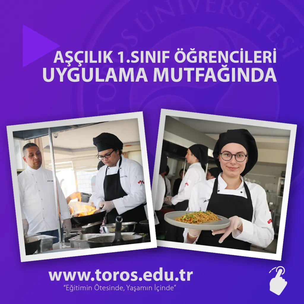 Aşçılık 1.sınıf Öğrencileri Uygulama Mutfağında